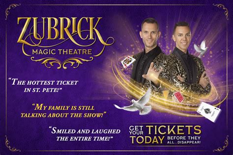 Zubrick magic theatre tickets